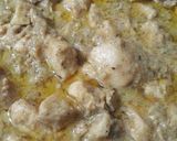 A picture of step 4 of Chicken makhni handi.