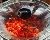 A picture of step 2 of Crockpot Chili Sauce Beef Sausages.