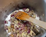 A picture of step 2 of ‘Cheesy’ Vegan Squash Risotto.