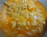 A picture of step 2 of Chicken qorma.