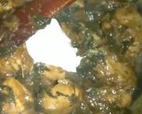 A picture of step 5 of Desi palak gosht (Palak chicken).