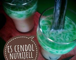 Es cendol (dari cendol nutrijell homemade) - Step 2