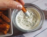 Foto del paso 3 de la receta Batatas "fritas" con salsa de yogur y mostaza en airfryer