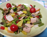 Foto del paso 2 de la receta: Salteado de verduras con piña, champiñones y pavo