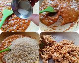 A picture of step 3 of Puffed Rice Jaggery Tikki.