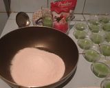 Foto langkah ke 2 dari resep Puding Nutrijel Pandan Stroberi 🍓🍓.