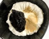 A picture of step 4 of Black Cherry Shrikhand.