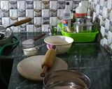 A picture of step 1 of Meetha Paratha.