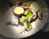 Une image de l'étape 4 de Dos de skrei courgettes.
