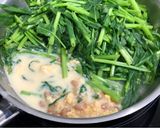 剁椒蒜味腐乳空心菜/水油炒三分鐘料理的食譜步驟3照片
