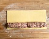 A picture of step 3 of Super Easy Sausage Rolls.