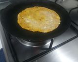 A picture of step 3 of Missi roti.