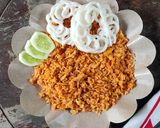 Foto langkah ke 4 dari resep Nasi Goreng Ayam Sambal Bawang.
