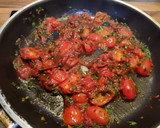 Foto del paso 7 de la receta: Pasta tomate cherry y albahaca