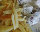Foto del paso 7 de la receta: Albóndigas con nata y patatas fritas