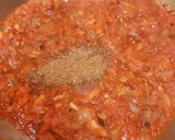 A picture of step 4 of Dhaba style Paneer Masala.