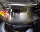 A picture of step 7 of Vegetable pulao in pressure cooker.