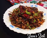 A picture of step 3 of Banana Flower Fry.