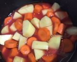 Foto del paso 4 de la receta: Res guisada con papas y zanahorias en Olla Rápida