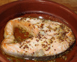 Foto del paso 3 de la receta: Salmón al horno en salsa de mostaza a la antigua