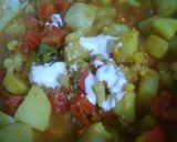 A picture of step 16 of Mix vegetable with Cream.