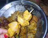 A picture of step 3 of Chicken Tikka Boti.