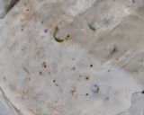 A picture of step 5 of Rice flour masala chapati.