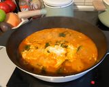 Foto del paso 10 de la receta Guiso cremoso de pollo al pimentón con garbanzos y espinacas