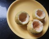 A picture of step 1 of Guava smoothie.