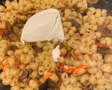 Une image de l'étape 4 de Lumachine N°39, chanterelles et crevettes.