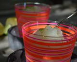 Une image de l'étape 2 de Granité vodka citron vert.
