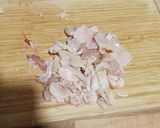 Foto del paso 1 de la receta Arroz con pollo con calabacín y zanahoria