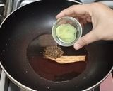 A picture of step 1 of Malai Methi Mater.