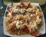 A picture of step 5 of Delhi Chat.