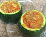 Foto del paso 6 de la receta: Calabacines luna rellenos