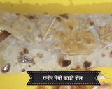 A picture of step 6 of Mayo Paneer Kathi Roll.