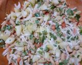 A picture of step 5 of Alu Dahi Pholki Chat.