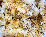 A picture of step 6 of Masoor keema pulao.