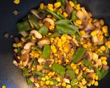 Wok a Scramble!! 4 veg with Basil enthused oil in a scramble recipe step 4 photo