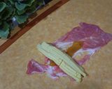 鮮蔬肉片卷（醃冬瓜料理）的食譜步驟3照片