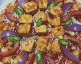 পনির টিক্কা তাওয়া পিজ্জা (paneer tikka tawa pizza recipe in bengali) রেসিপি ধাপ - 5 ছবি
