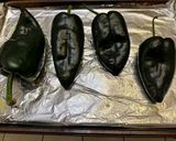 A picture of step 1 of Chicken Poblano Enchiladas with Green Sauce.