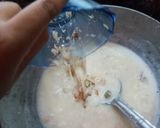 A picture of step 3 of Indian desserts paneer kheer with jelebi.