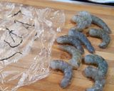 Foto del paso 1 de la receta: Brochetas de langostinos y champiñones con salsa balsámica al Pedro Ximénez