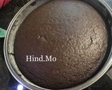 A picture of step 5 of Eggless Chocolate Cake.