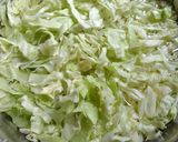 A picture of step 1 of Simple Cabbage bhujia.