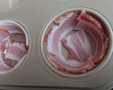 Foto do passo 2 de Cestinha de bacon com ovos