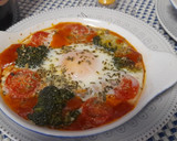 Foto del paso 4 de la receta: Huevos a la flamenca con brócoli