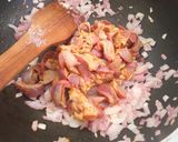 A picture of step 3 of Sweet and Sour gizzards.