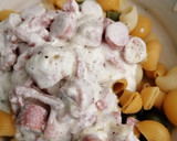 Foto del paso 5 de la receta: Ensalada de pasta con salchichas